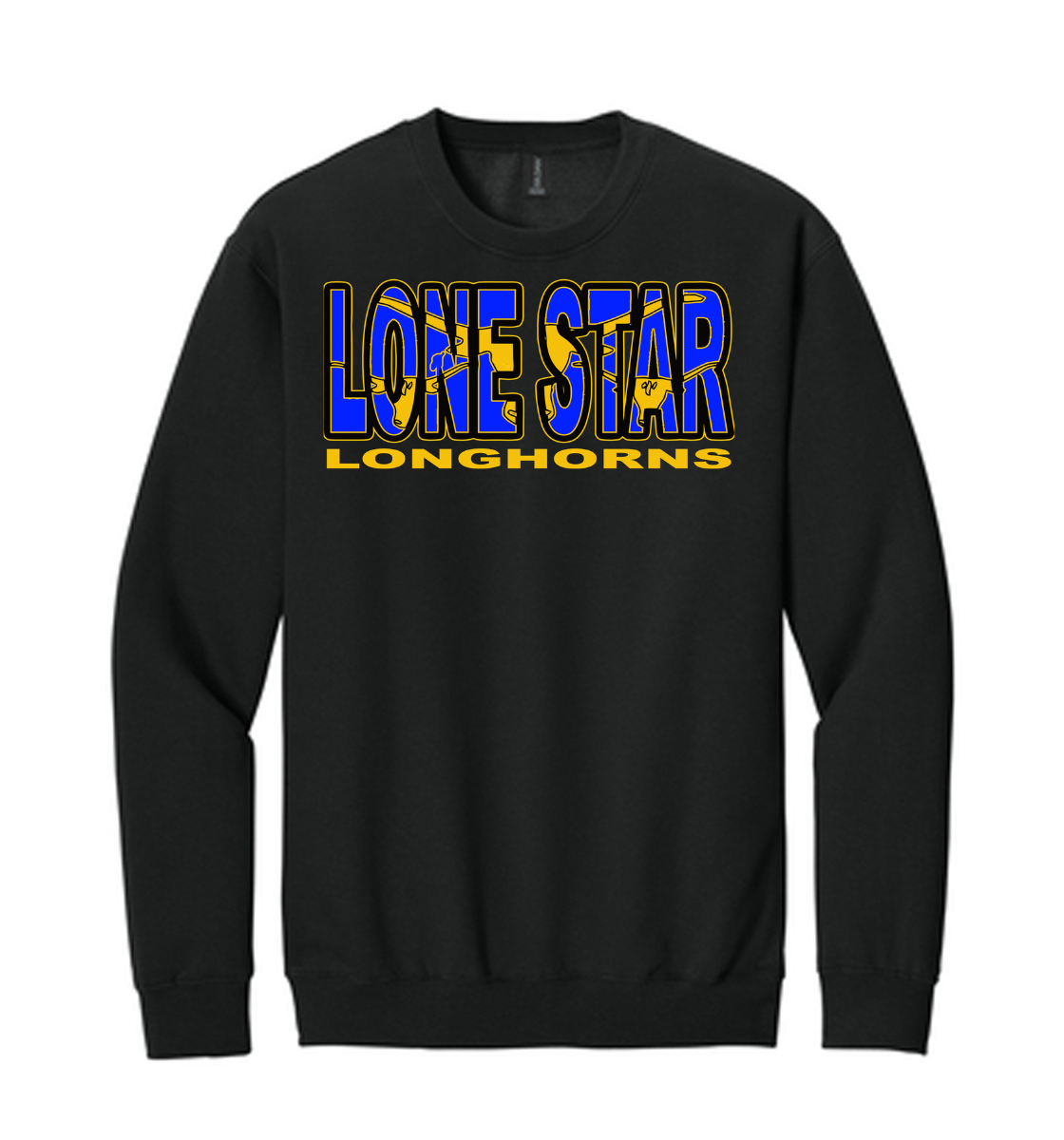 lone star longhorns crewneck sweatshirt - elevate your spirit!