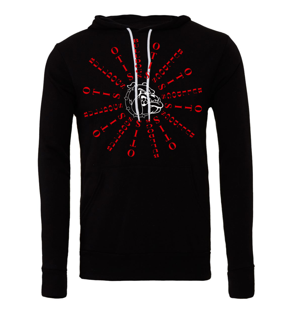 otis bulldogs hoodie - unisex - elevate your spirit with two designs!