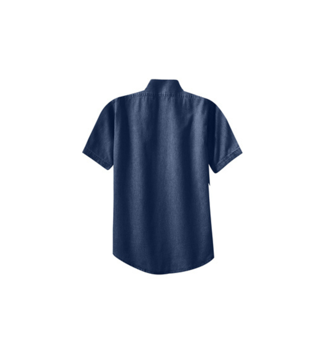 port & company - short sleeve value denim shirt