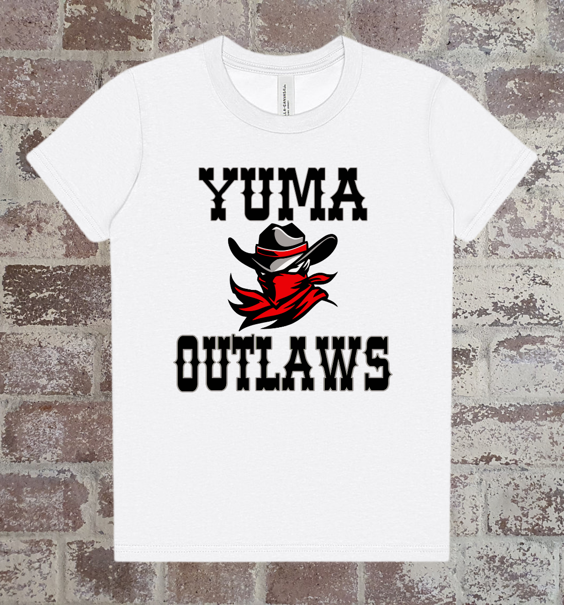 yuma outlaws youth t-shirt: for young outlaws fans only!
