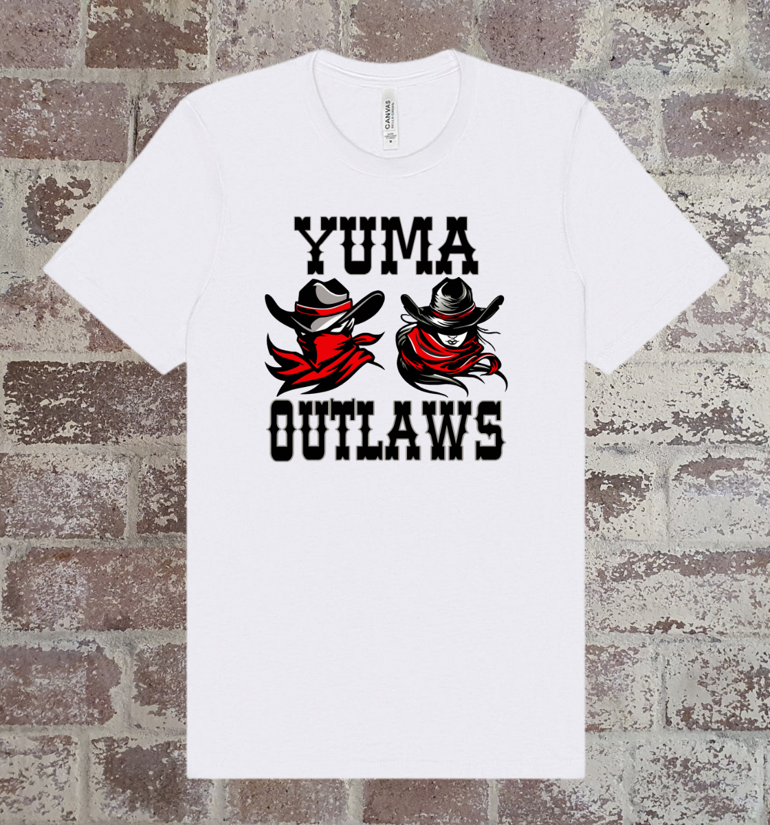 yuma outlaws t-shirt: for outlaws fans only!