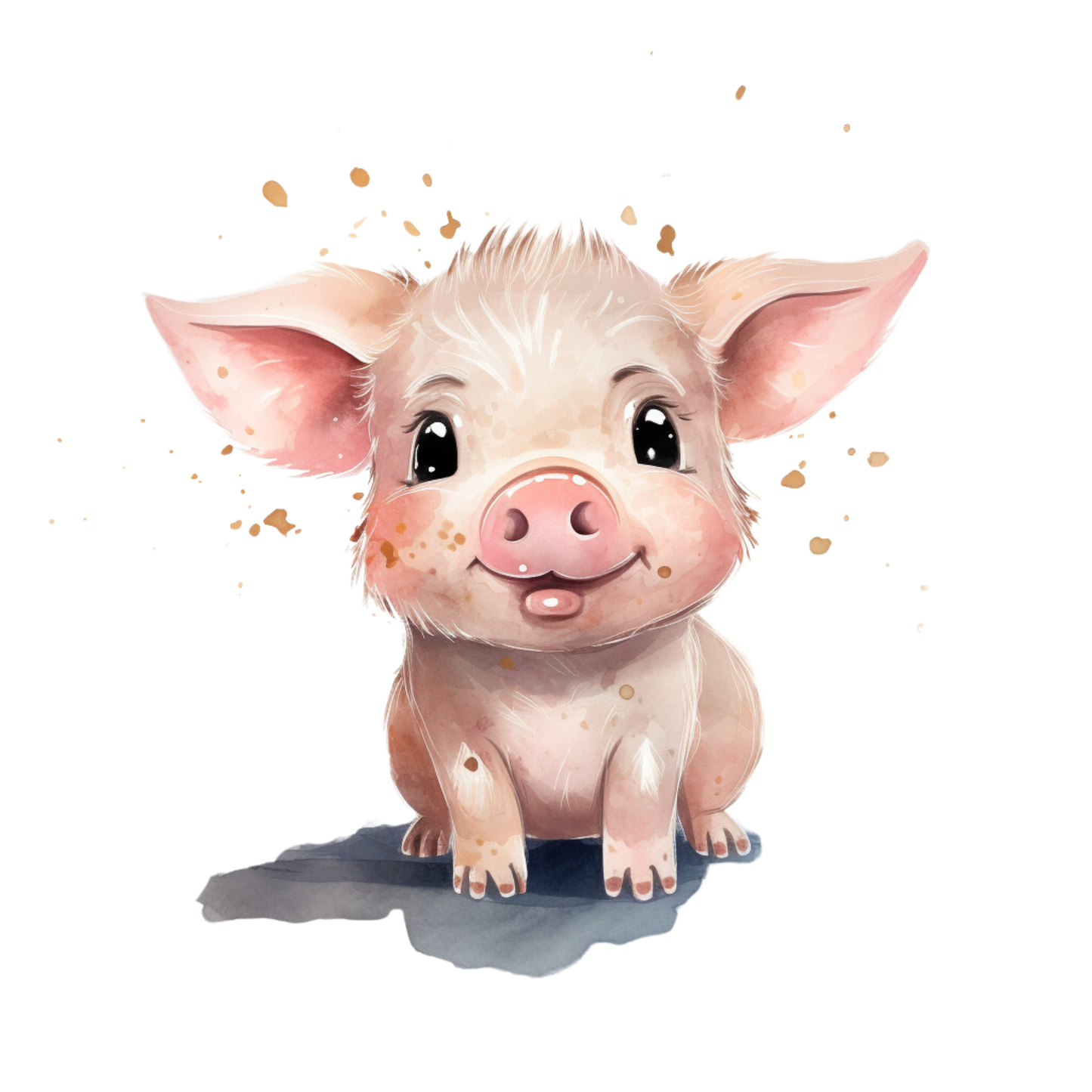 cute farm animals youth tee – pink | 7 farm animal designs