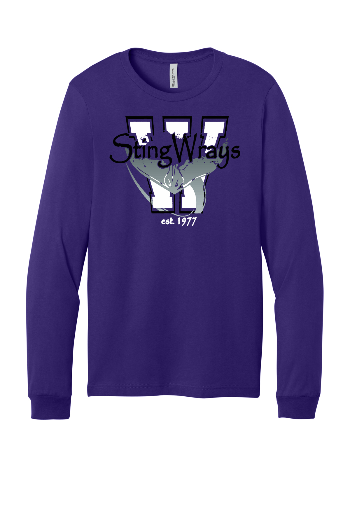 long sleeve tee | wray sting wrays swim team shirt