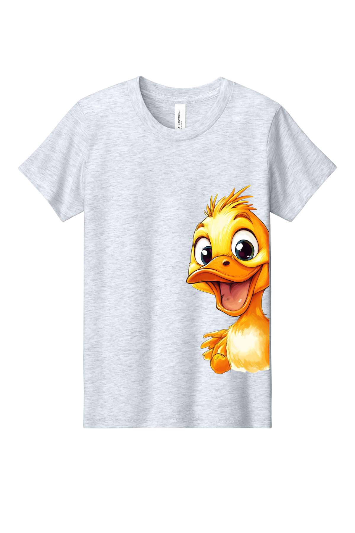 quirky animals youth tee collection 2 – heather grey | 21 peek-a-boo designs