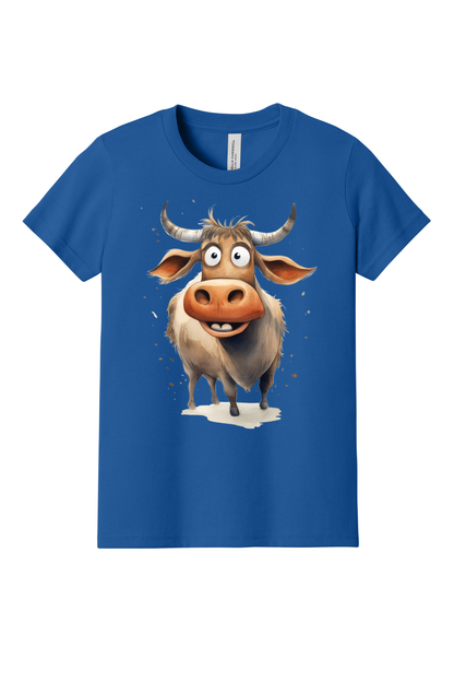 Cute Farm Animals Youth Tee – Blue | 7 Farm Animal Designs