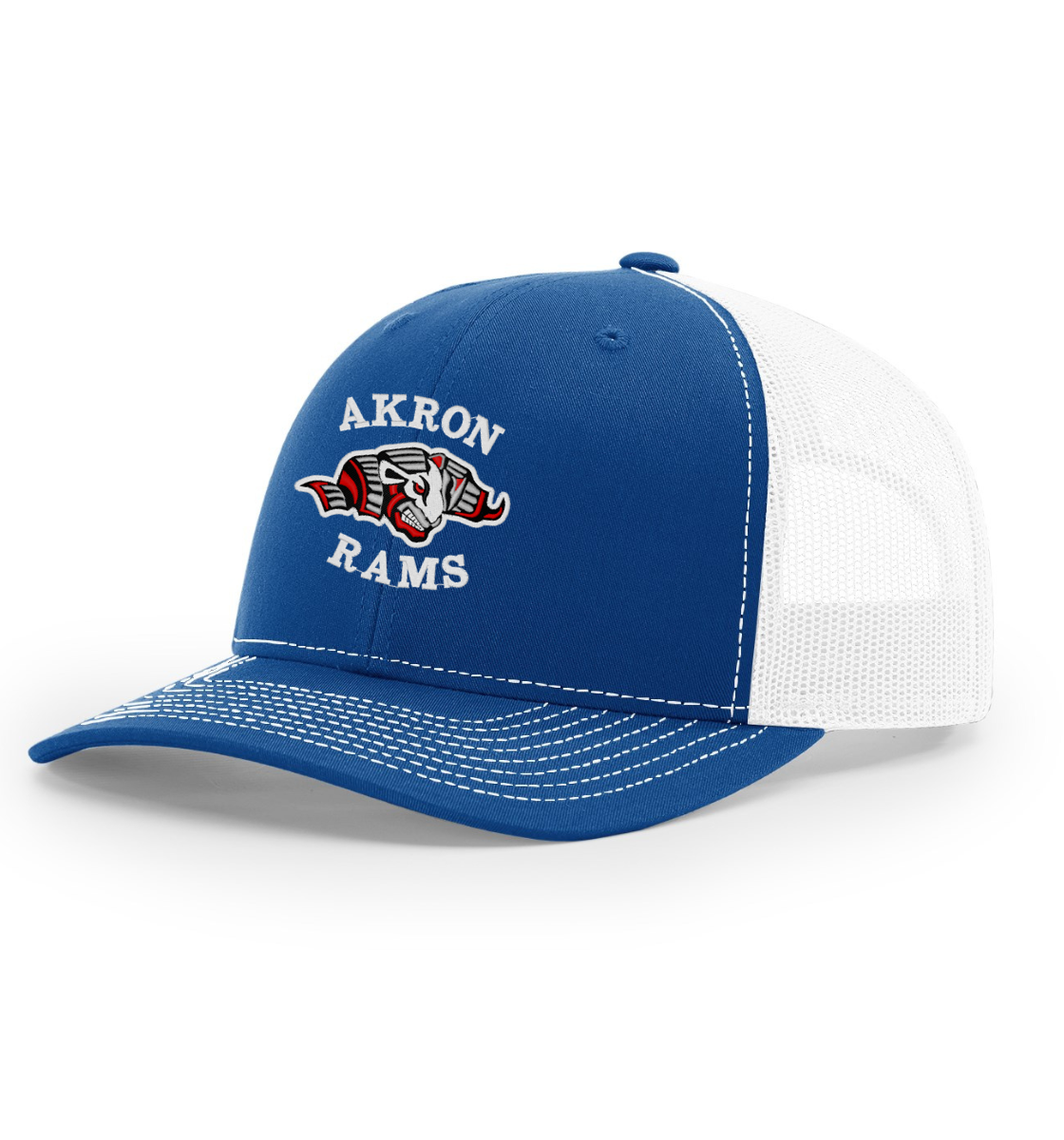 akron rams trucker hat - unisex - show your spirit!