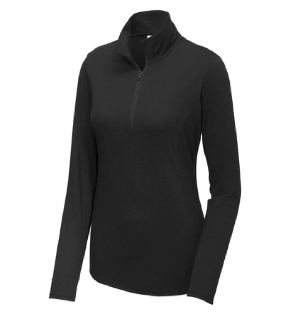 ladies posicharge®️ tri-blend wicking 1/4-zip pullover | country stitches