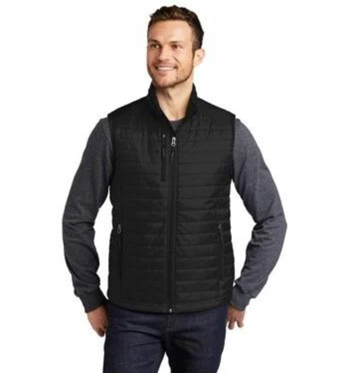 port authority packable puffy vest