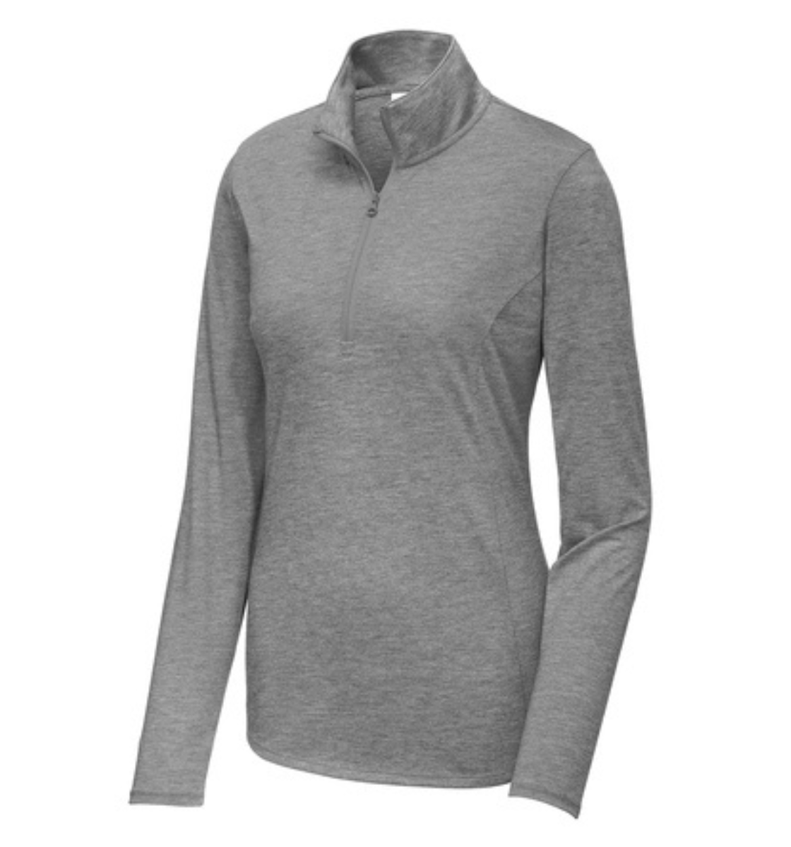 ladies posicharge®️ tri-blend wicking 1/4-zip pullover | country stitches