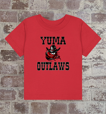 Yuma Outlaws Toddler T-Shirt: For Cute Lil Outlaws Only!