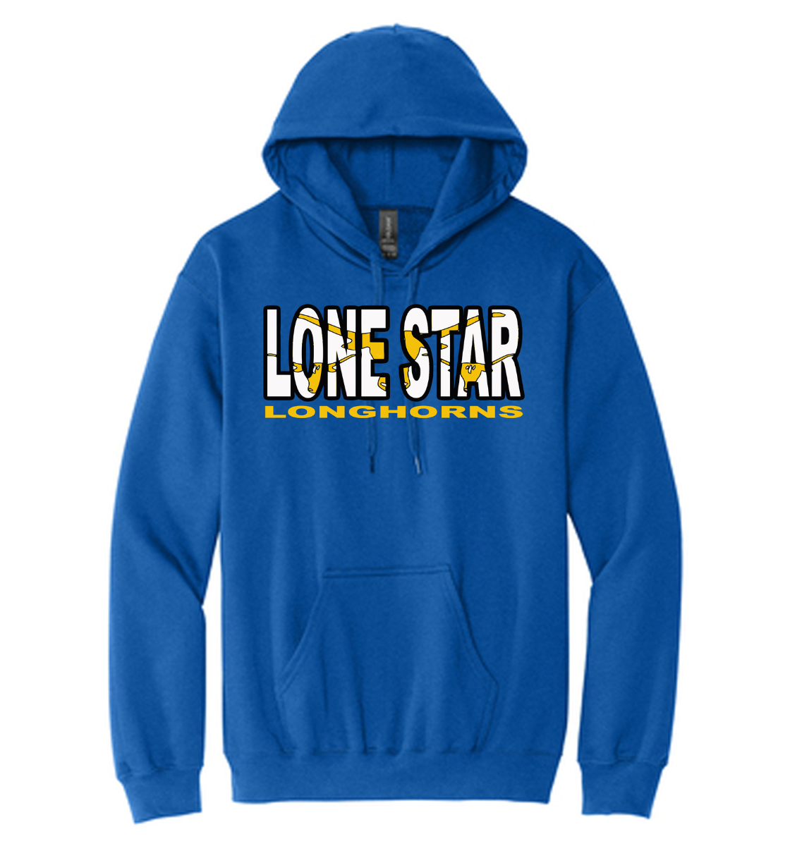 lone star longhorns adult unisex hoodie – comfort meets team pride