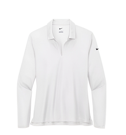 Nike Ladies Dri-FIT Micro Pique 2.0 Long Sleeve Polo