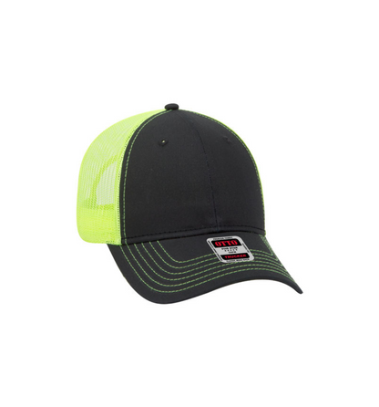 OTTO CAP 6 Panel Low Profile Mesh Back Trucker Hat