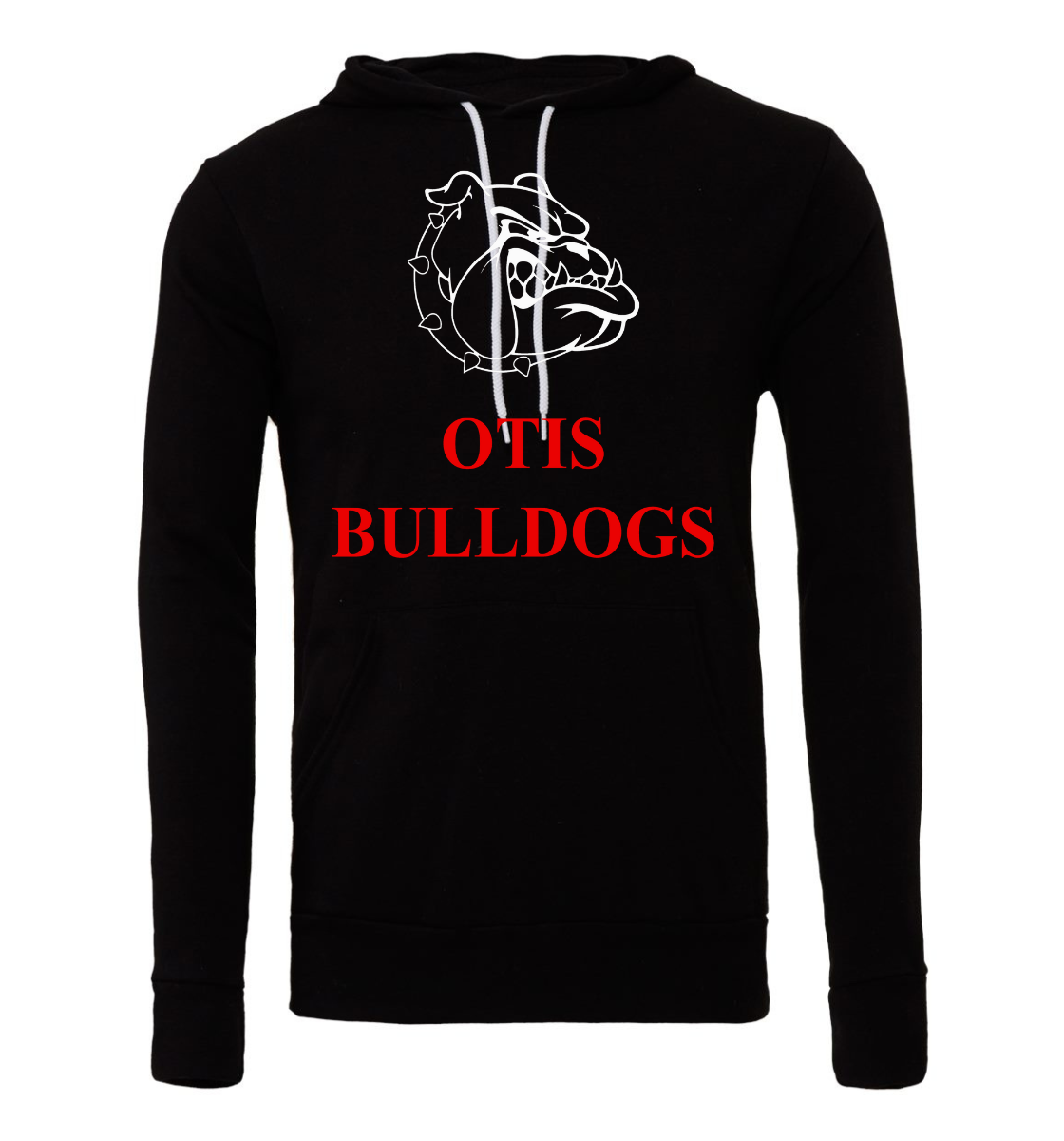 otis bulldogs hoodie - unisex - elevate your spirit with two designs!