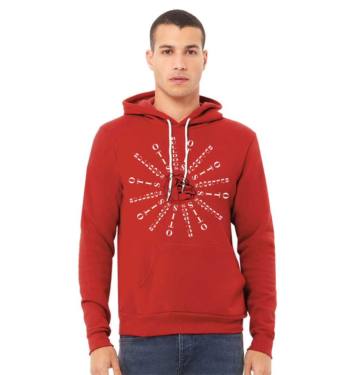 otis bulldogs hoodie - unisex - elevate your spirit with two designs!