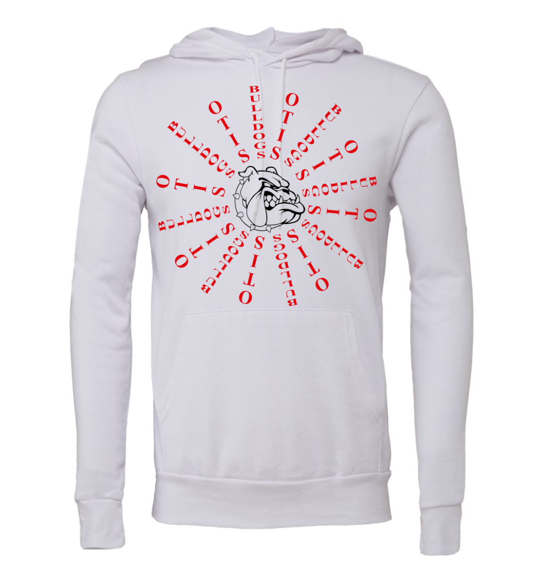 otis bulldogs hoodie - unisex - elevate your spirit with two designs!