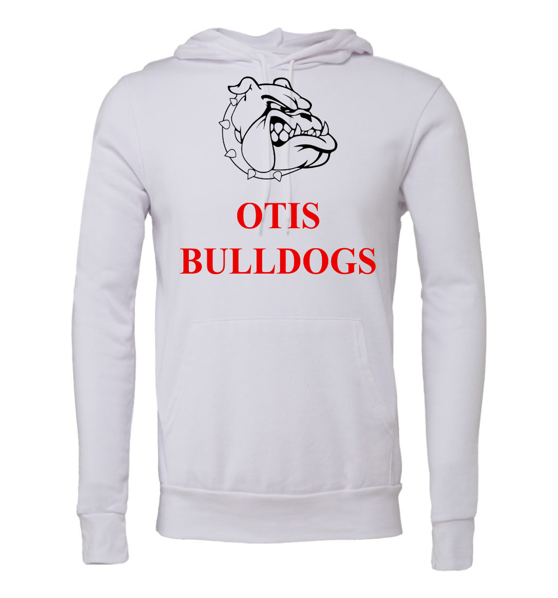 otis bulldogs hoodie - unisex - elevate your spirit with two designs!