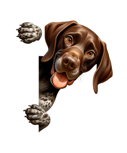 Peek-a-Boo Dogs Youth Tee – Heather Grey | 15 Dog Breed Designs