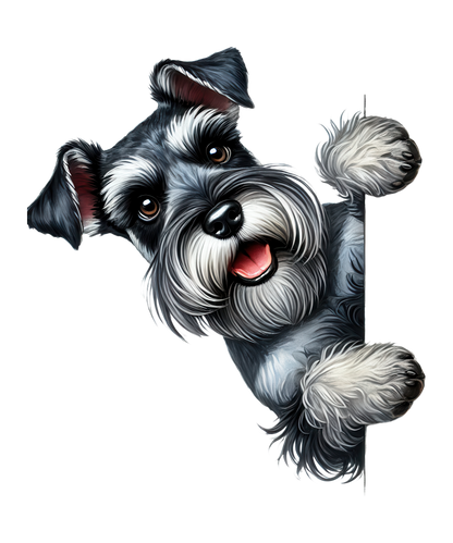 Peek-a-Boo Dogs Youth Tee – Heather Grey | 15 Dog Breed Designs