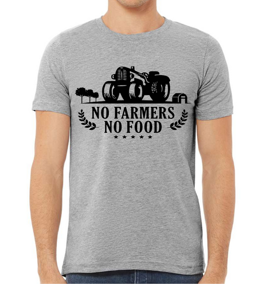 Yuma County Ag Week Unisex Tee Shirt 2024 No Farmers No Food Farm Design