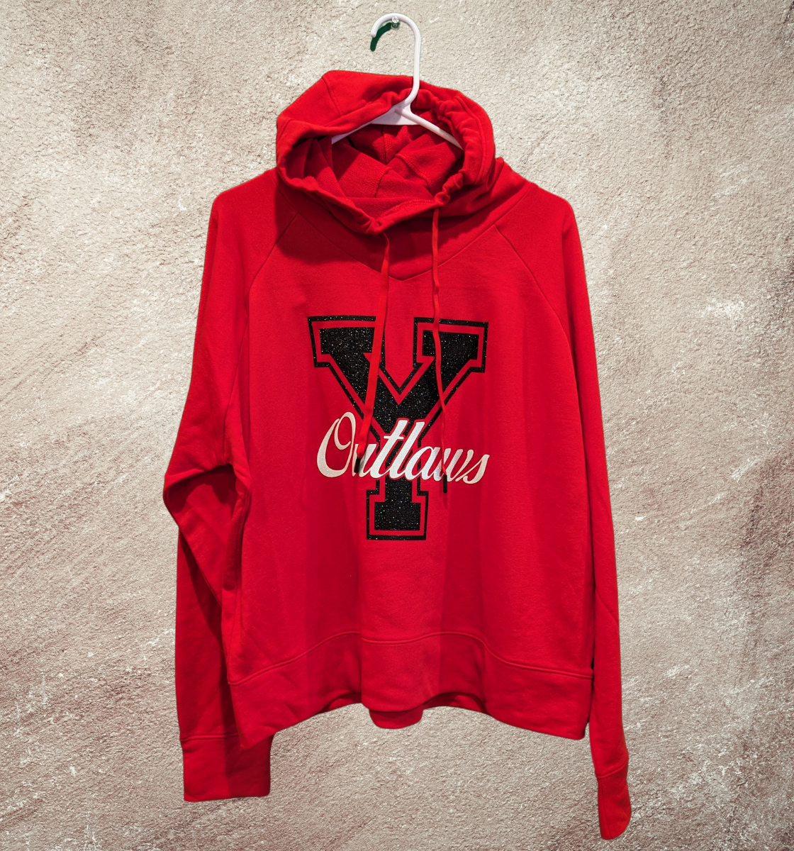 yuma outlaws ladies pullover hoodie