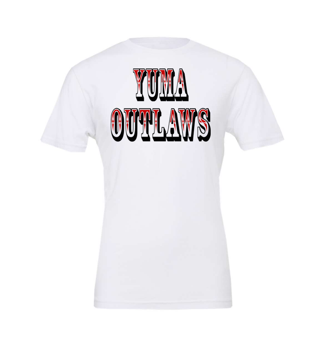 yuma outlaws t-shirt: for outlaws fans only!