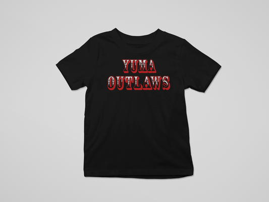 Yuma Outlaws Toddler T-Shirt: For Cute Lil Outlaws Only!