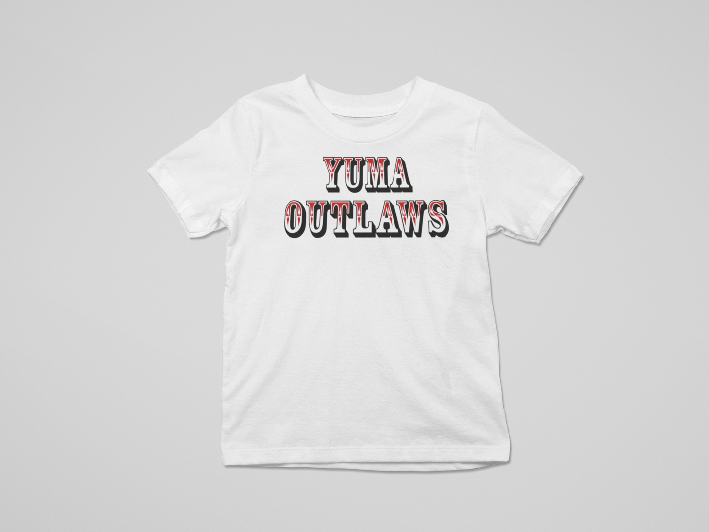 yuma outlaws toddler t-shirt: for cute lil outlaws only!